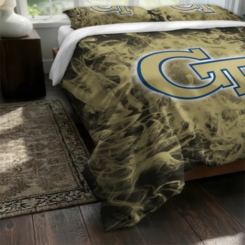Georgia Tech Yellow Jackets Red Mist Bedding Set Fashion Forward