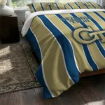 Georgia Tech Yellow Jackets Stripe Style Bedding Set Best Selling