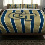 Georgia Tech Yellow Jackets Stripe Style Bedding Set Best Selling