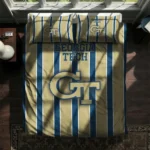 Georgia Tech Yellow Jackets Stripe Style Bedding Set Best Selling
