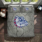 Gonzaga Bulldogs Cracked Texture Bedding Set Best Selling