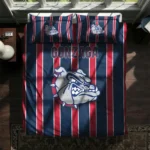 Gonzaga Bulldogs Stripe Style Bedding Set Best Selling