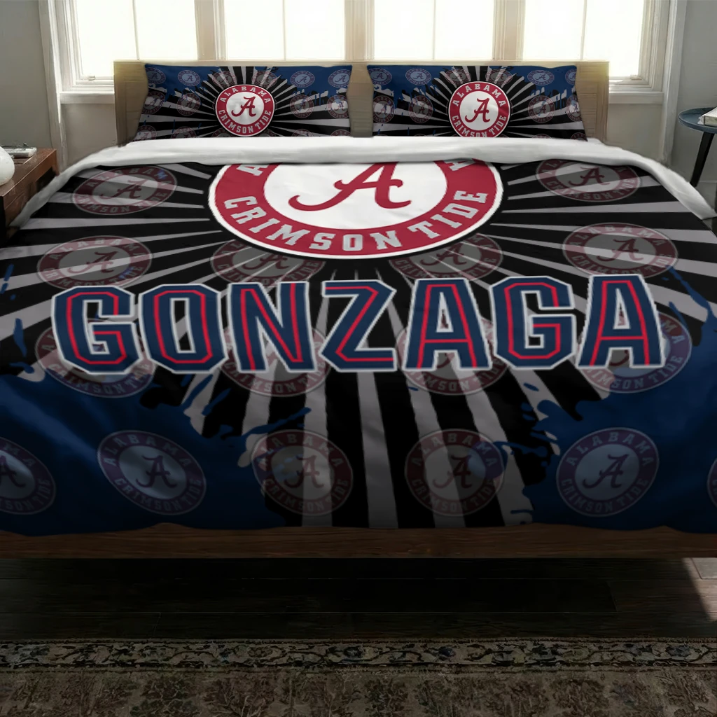 Gonzaga Bulldogs Sunburst Splatter Bedding Set Latest Model Gonzaga Bulldogs Sunburst Splatter Bedding Set Latest Model
