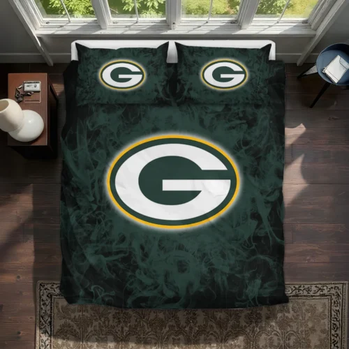 Green Bay Packers Red Mist Bedding Set Best Selling