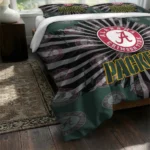 Green Bay Packers Sunburst Splatter Bedding Set Best Selling