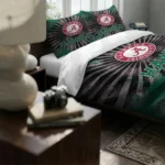 Hawaii Rainbow Warriors Sunburst Splatter Bedding Set Best Selling