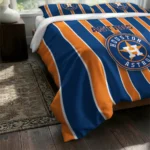 Houston Astros Stripe Style Bedding Set Best Selling