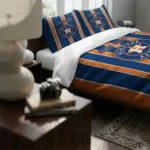 Houston Astros Stripe Style Bedding Set Best Selling