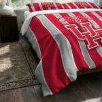 Houston Cougars Stripe Style Bedding Set Best Selling