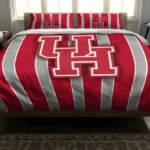 Houston Cougars Stripe Style Bedding Set Best Selling