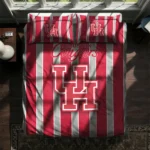 Houston Cougars Stripe Style Bedding Set Best Selling