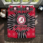 Houston Cougars Sunburst Splatter Bedding Set Best Selling