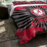 Houston Cougars Sunburst Splatter Bedding Set Best Selling
