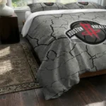 Houston Rockets Cracked Texture Bedding Set Best Selling