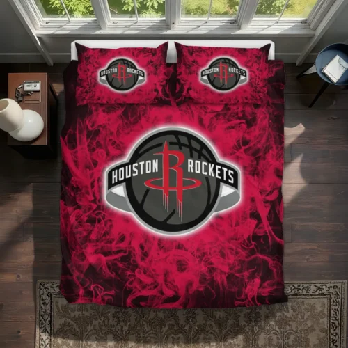 Houston Rockets Red Mist Bedding Set Best Selling