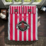 Houston Rockets Stripe Style Bedding Set Best Selling