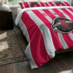 Houston Rockets Stripe Style Bedding Set Best Selling