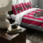 Houston Rockets Stripe Style Bedding Set Best Selling