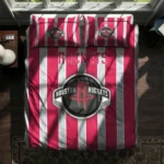 Houston Rockets Stripe Style Bedding Set Best Selling