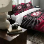 Houston Rockets Sunburst Splatter Bedding Set Best Selling