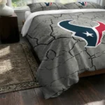 Houston Texans Cracked Texture Bedding Set Best Selling