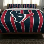 Houston Texans Stripe Style Bedding Set Best Selling