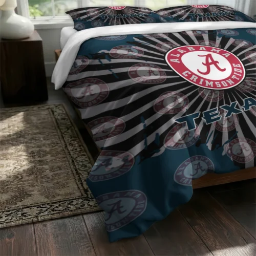 Houston Texans Sunburst Splatter Bedding Set Fashion Forward