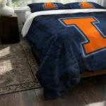 Illinois Fighting Illini Red Mist Bedding Set Best Selling
