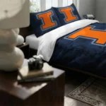 Illinois Fighting Illini Red Mist Bedding Set Best Selling