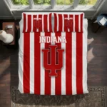 Indiana Hoosiers Stripe Style Bedding Set Best Selling