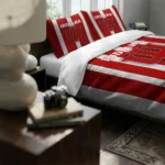 Indiana Hoosiers Stripe Style Bedding Set Best Selling