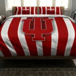 Indiana Hoosiers Stripe Style Bedding Set Best Selling