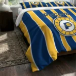 Indiana Pacers Stripe Style Bedding Set Best Selling
