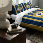 Indiana Pacers Stripe Style Bedding Set Best Selling