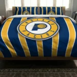 Indiana Pacers Stripe Style Bedding Set Best Selling