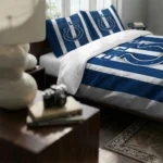 Indianapolis Colts Stripe Style Bedding Set Best Selling