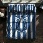 Indianapolis Colts Stripe Style Bedding Set Best Selling