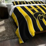 Iowa Hawkeyes Stripe Style Bedding Set Best Selling