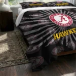 Iowa Hawkeyes Sunburst Splatter Bedding Set Best Selling