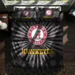 Iowa Hawkeyes Sunburst Splatter Bedding Set Best Selling