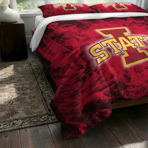 Iowa State Cyclones Red Mist Bedding Set Fashion Forward