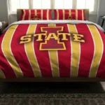 Iowa State Cyclones Stripe Style Bedding Set Best Selling
