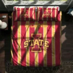 Iowa State Cyclones Stripe Style Bedding Set Best Selling