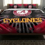 Iowa State Cyclones Sunburst Splatter Bedding Set Best Selling