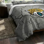 Jacksonville Jaguars Cracked Texture Bedding Set Best Selling