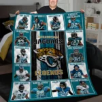 Jacksonville Jaguars Quilt Blanket - Legends Teal Black 1 Jacksonville Jaguars Quilt Blanket Legends Teal Black