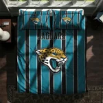 Jacksonville Jaguars Stripe Style Bedding Set Best Selling