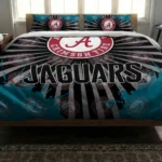 Jacksonville Jaguars Sunburst Splatter Bedding Set Best Selling