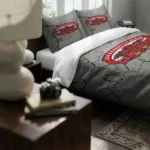 Jacksonville State Gamecocks Cracked Texture Bedding Set Best Selling