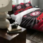 Kansas City Chiefs Sunburst Splatter Bedding Set Best Selling
